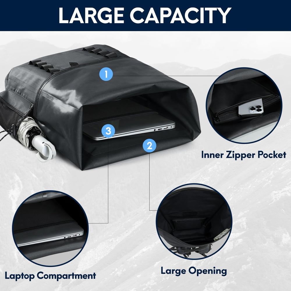 Haimont side pockets and front zip pocket providing quick-access convenience benefit