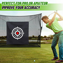 Halloscume mounted on a hitting net showing easy setup and secure fit