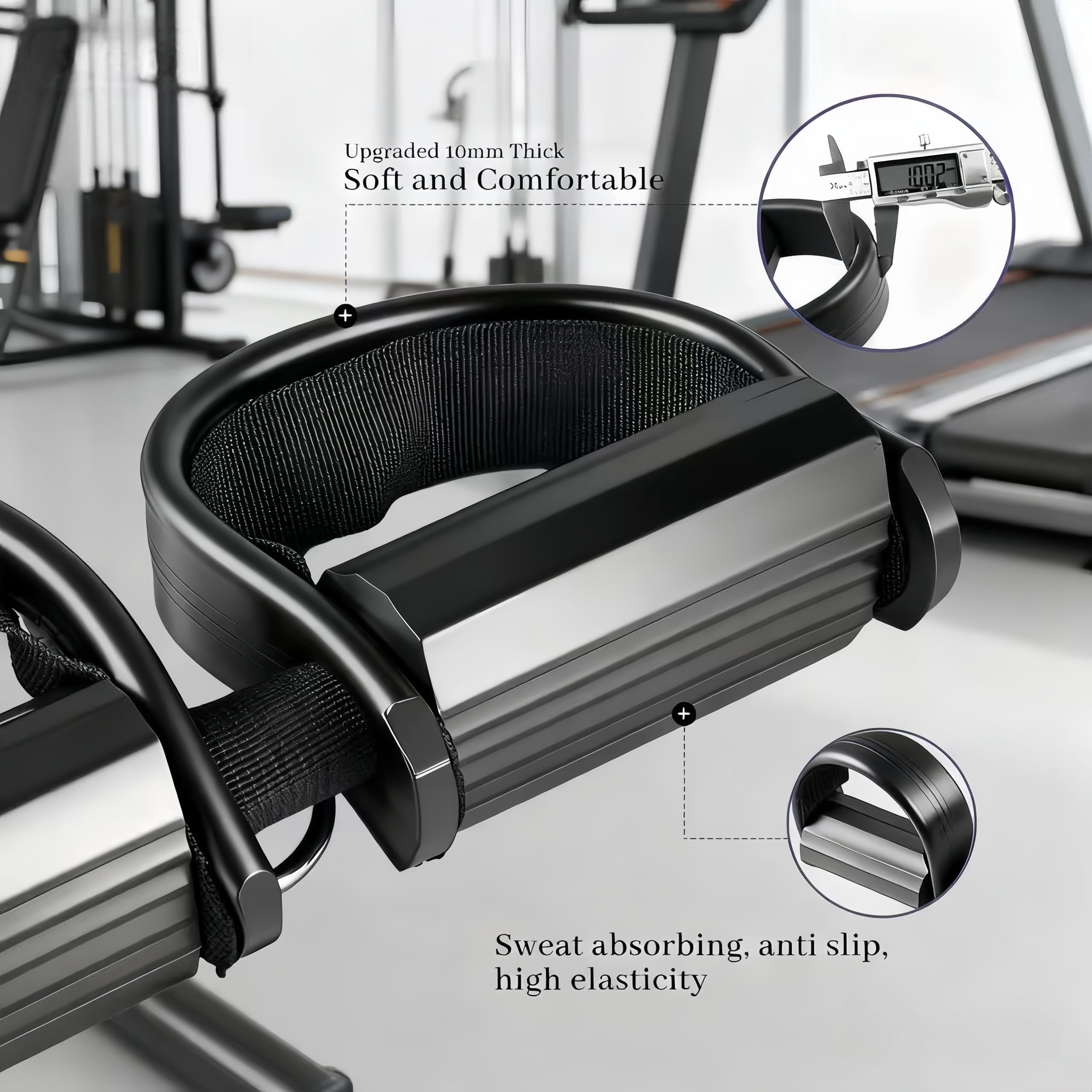 halonini bands lined up resistance labels enabling easy weight selection