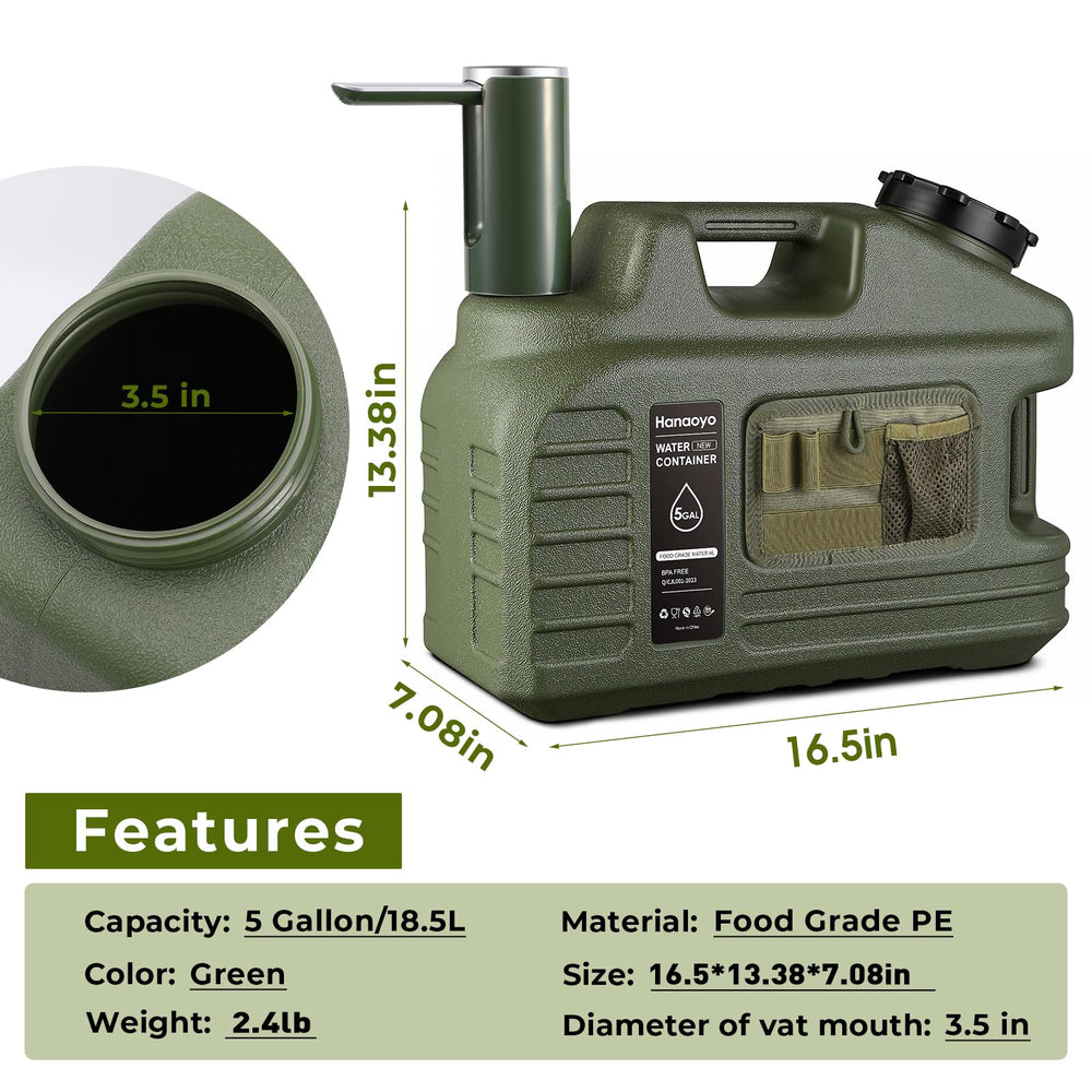 Hanaoyo close-up of touch control pump, quick preset dispensing benefit