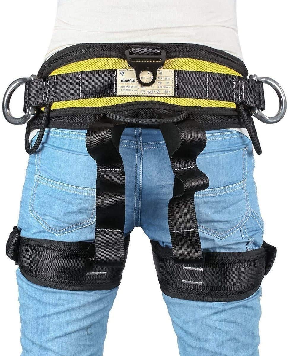 HandAcc scale comparison with helmet and carabiner showing size and scale