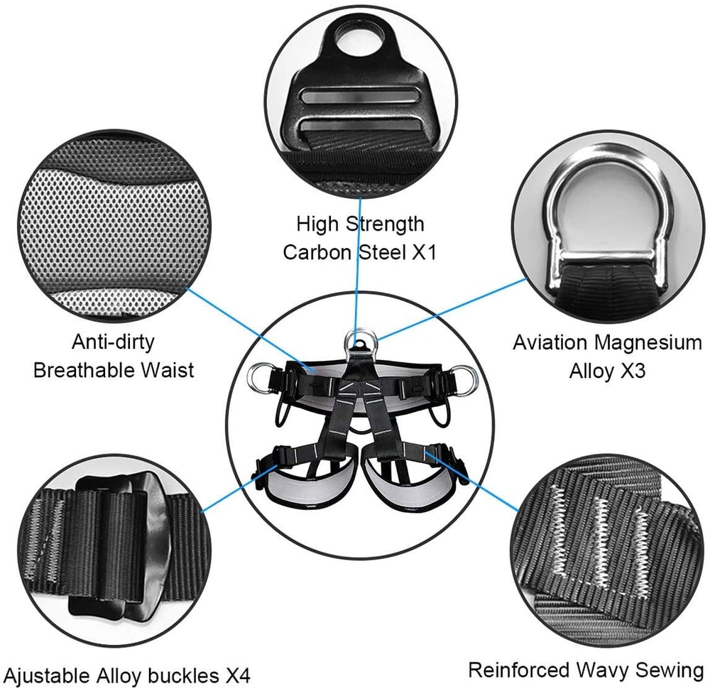 HandAcc waist and leg padding detail illustrating comfort and pressure relief