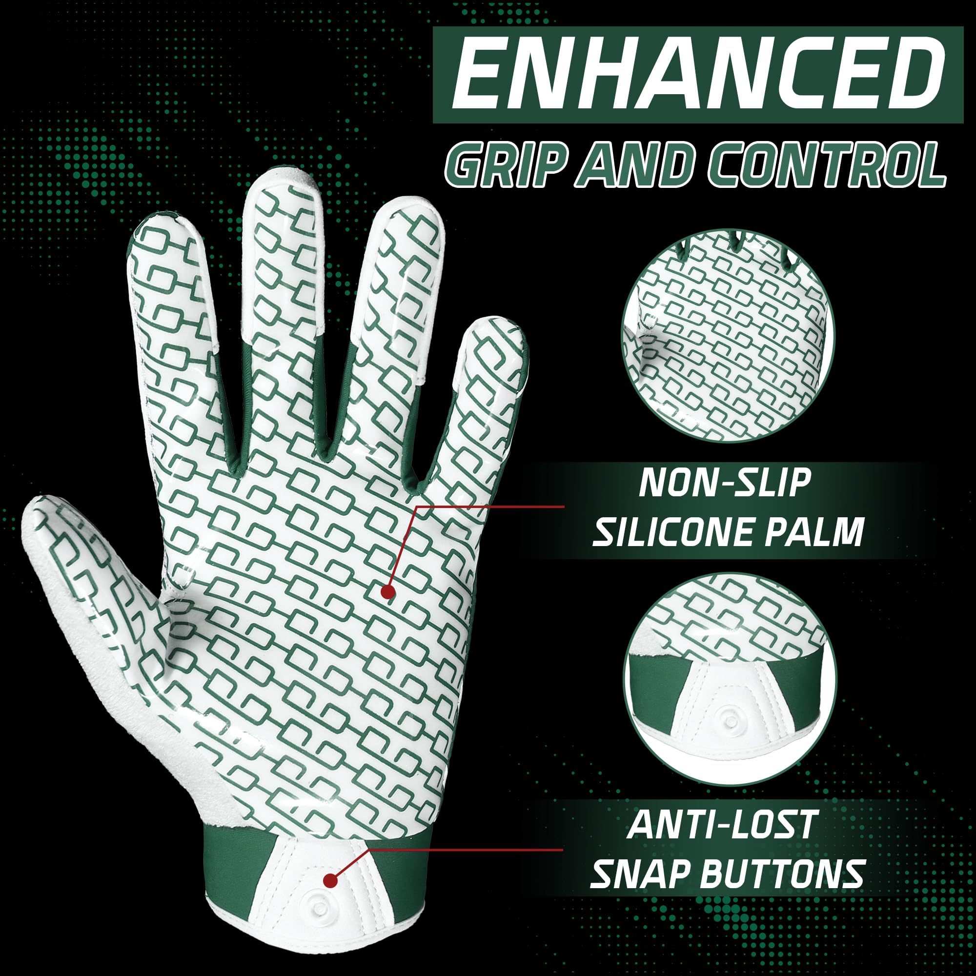 HANDLANDY back-of-hand stretch Spandex detail illustrating breathable comfortable fit