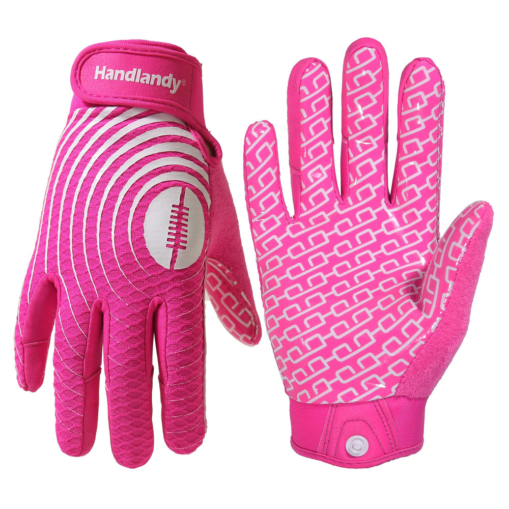 HANDLANDY front view white and gold gloves showing fit and style benefit