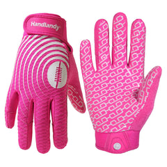 HANDLANDY front view white and gold gloves showing fit and style benefit