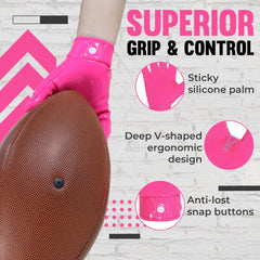 HANDLANDY silicone palm closeup highlighting tacky surface for improved catches