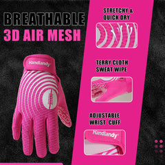 HANDLANDY terry cloth thumb detail for quick sweat wipe benefit
