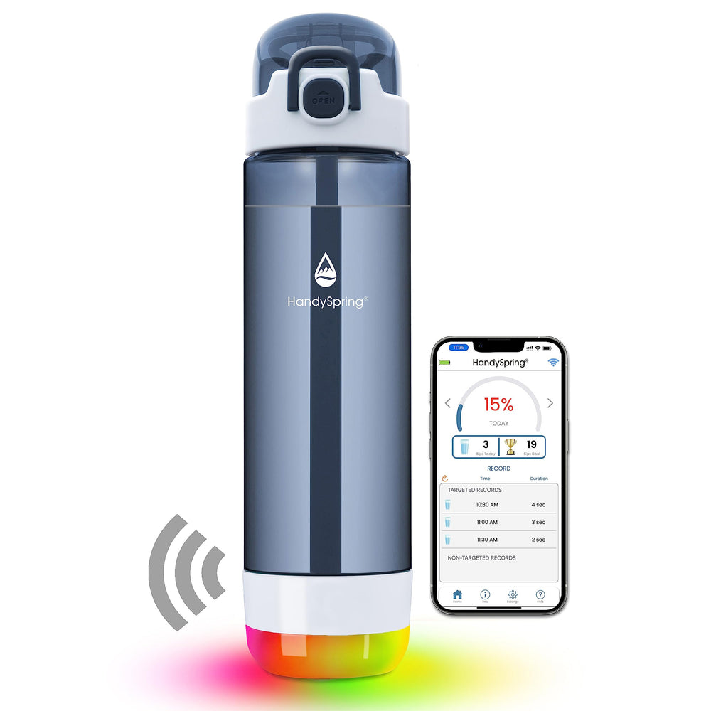 HANDYSPRING packaging with USB cable and manual for easy setup and charging