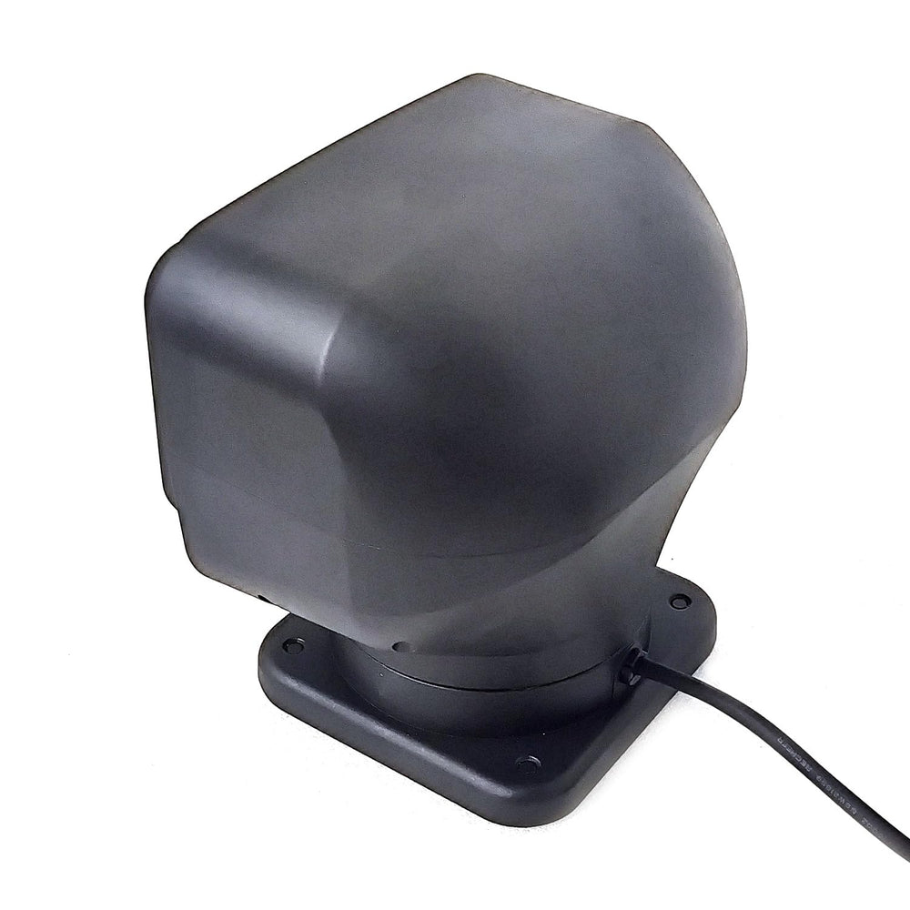 HANGXING angled to show 360° horizontal and 120° vertical adjustment