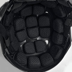 HANSTRONG GEAR installed inside helmet improving stability and pressure distribution