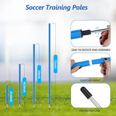 Haootadiy cones and resistance bands arranged showing versatile drill options