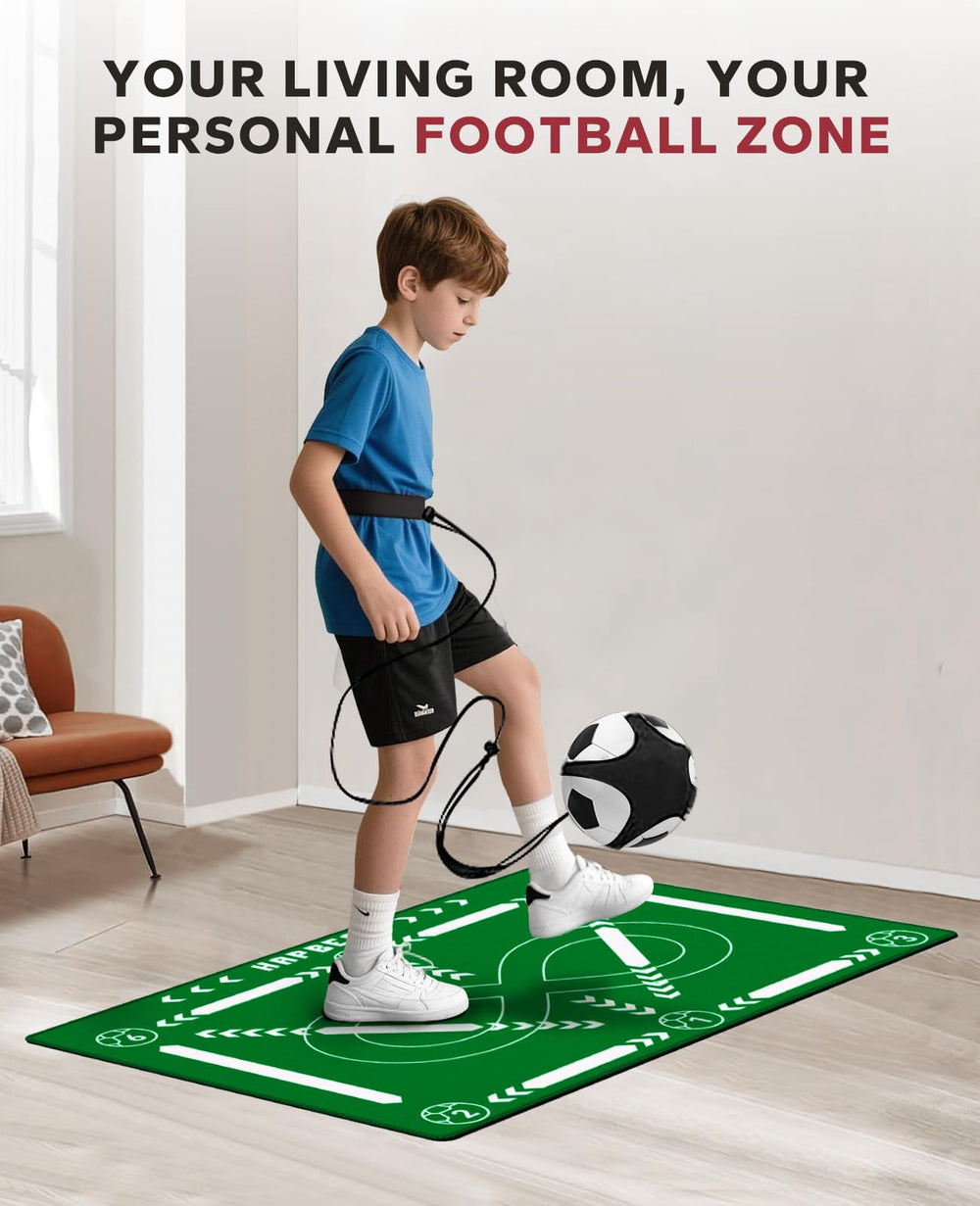 HAPBEAR player dribbling on mat showing footwork practice benefit