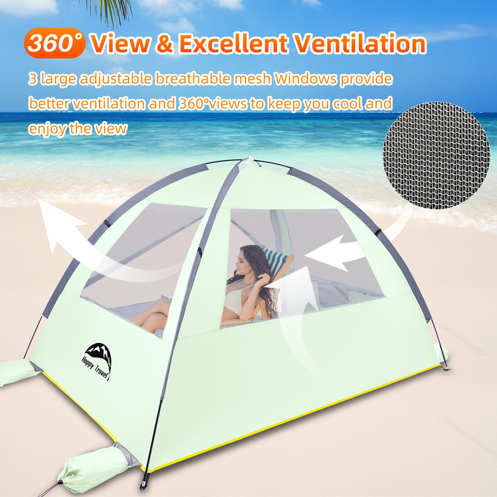 HAPPY TRAVEL fiberglass poles and stakes detail for durable wind resistance