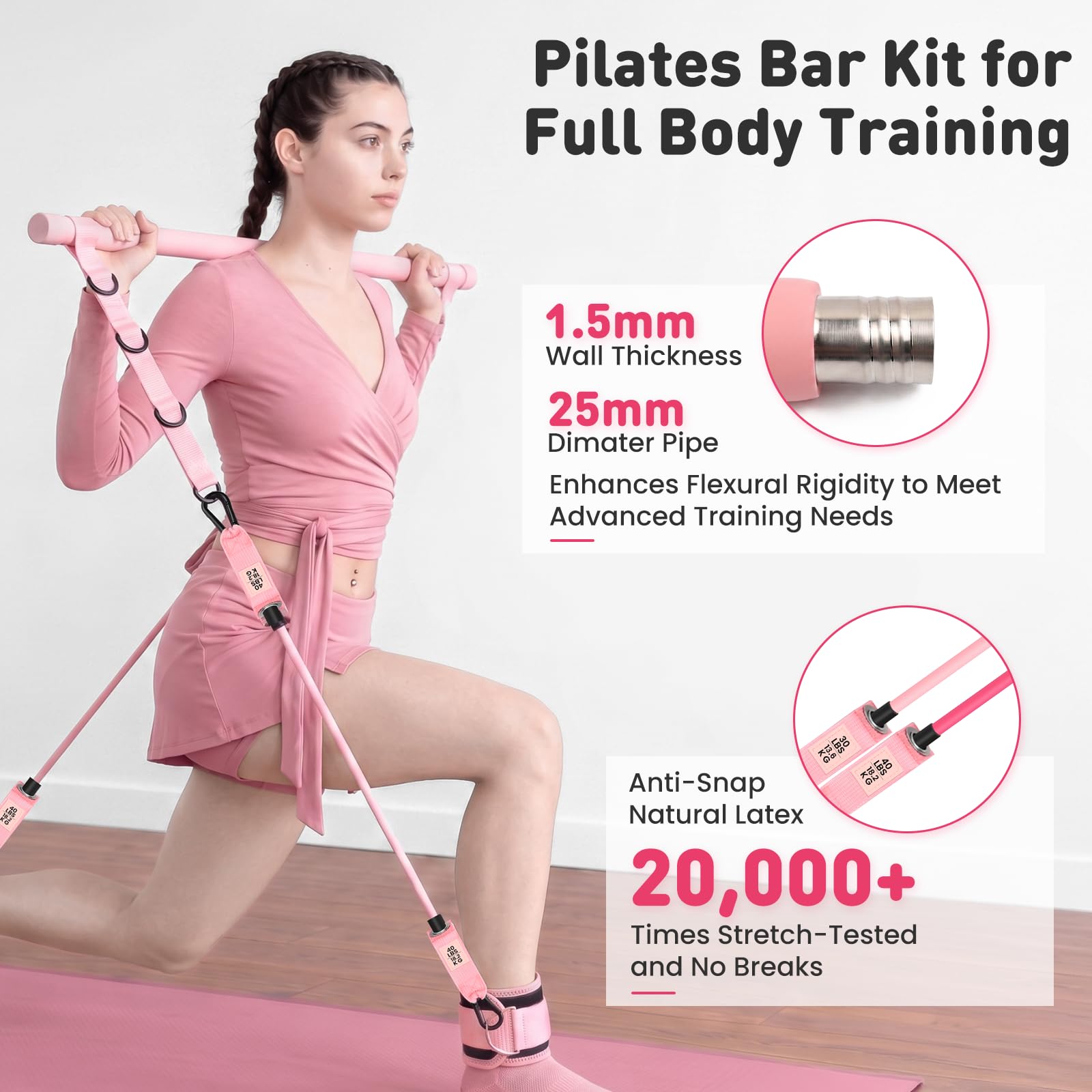 happylum ankle wrist weights with sliders positioned for added resistance and low-impact movement