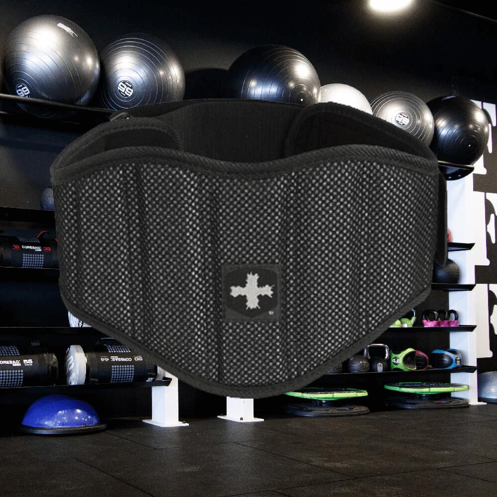 Harbinger close-up of steel roller buckle and tricot lining for secure fit and comfort