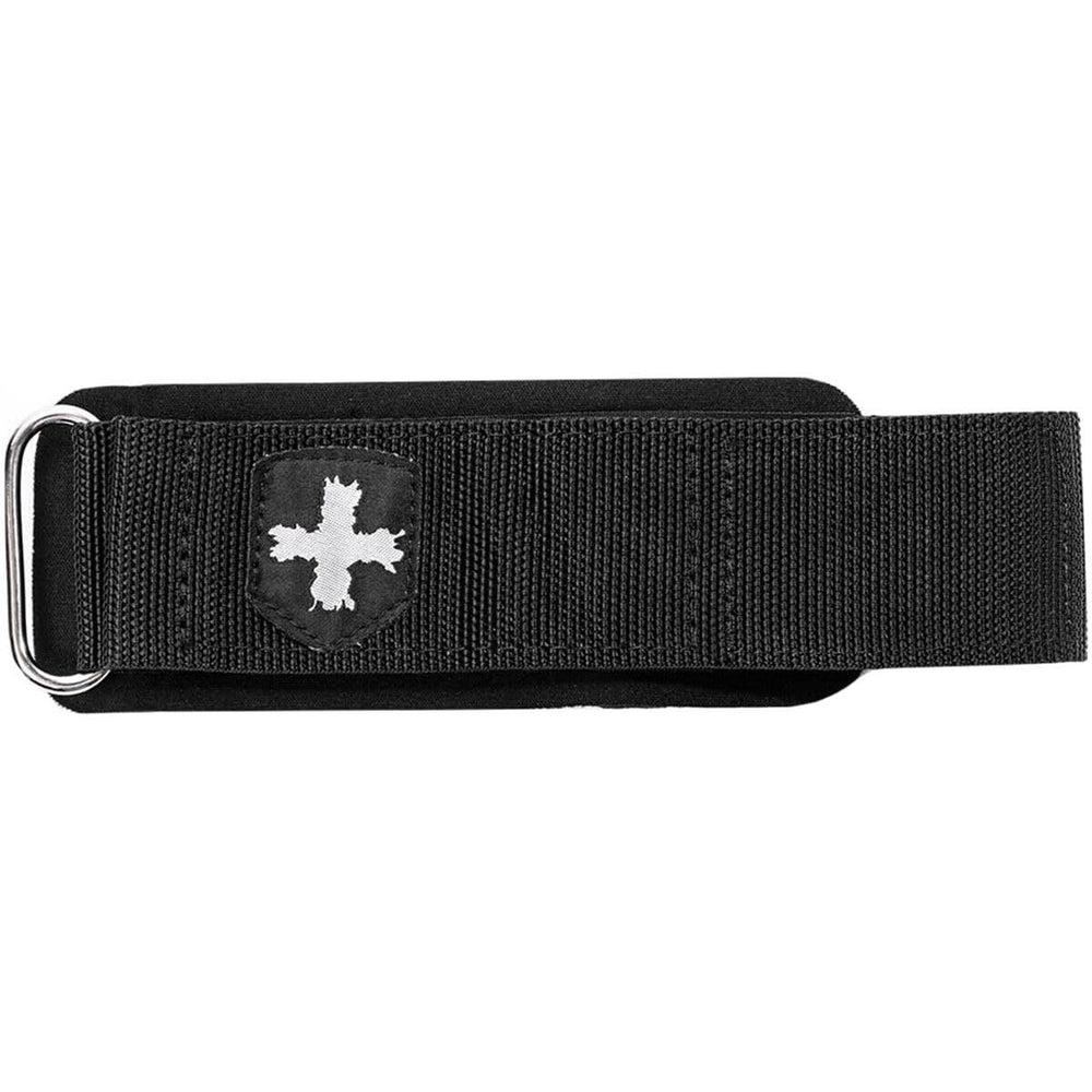 Harbinger close-up of neoprene cuff demonstrating padded comfort during lifts