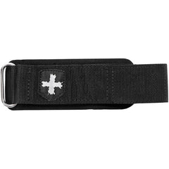 Harbinger close-up of neoprene cuff demonstrating padded comfort during lifts