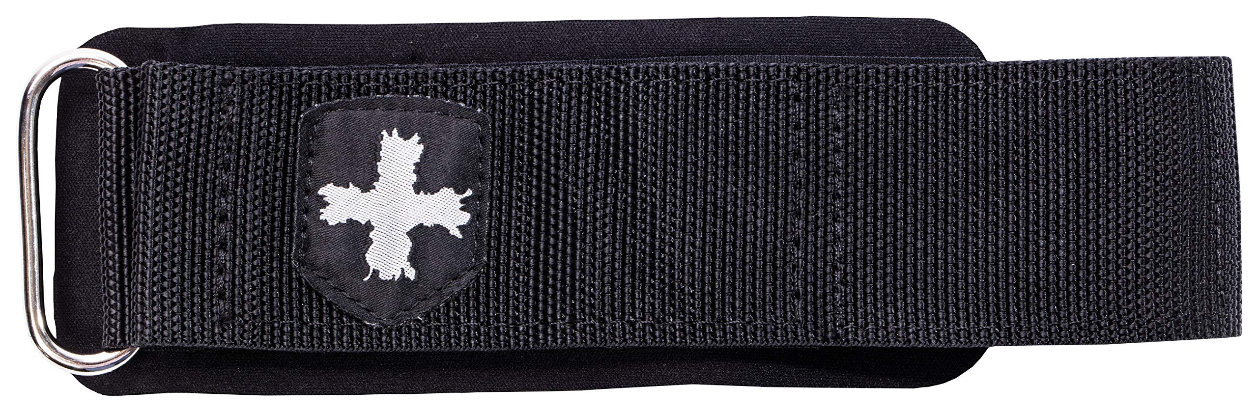 Harbinger wrist supports in gym use providing stable grip and lifting confidence
