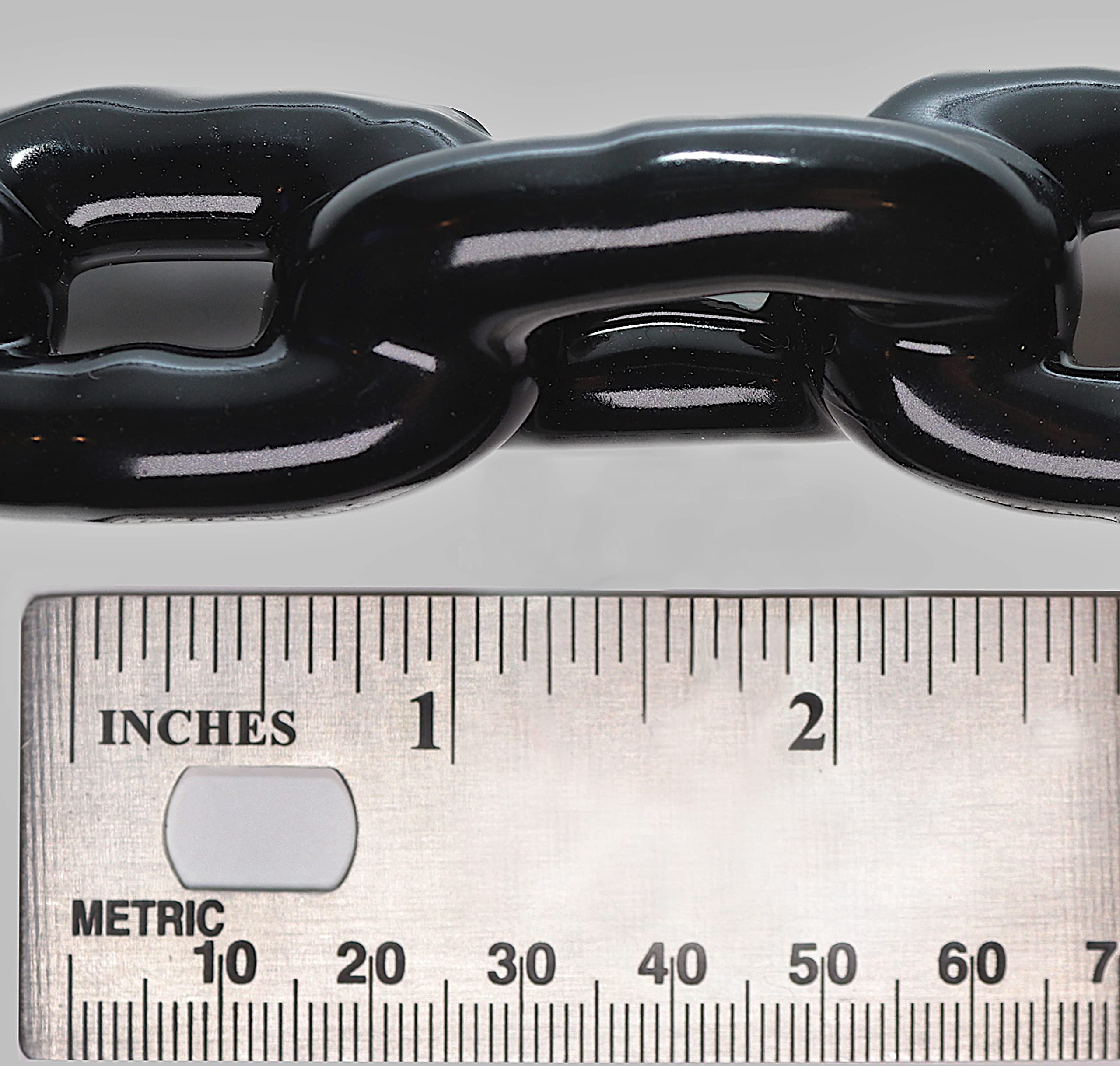 HarborCraft chain beside ruler showing 5 foot scale for easy sizing