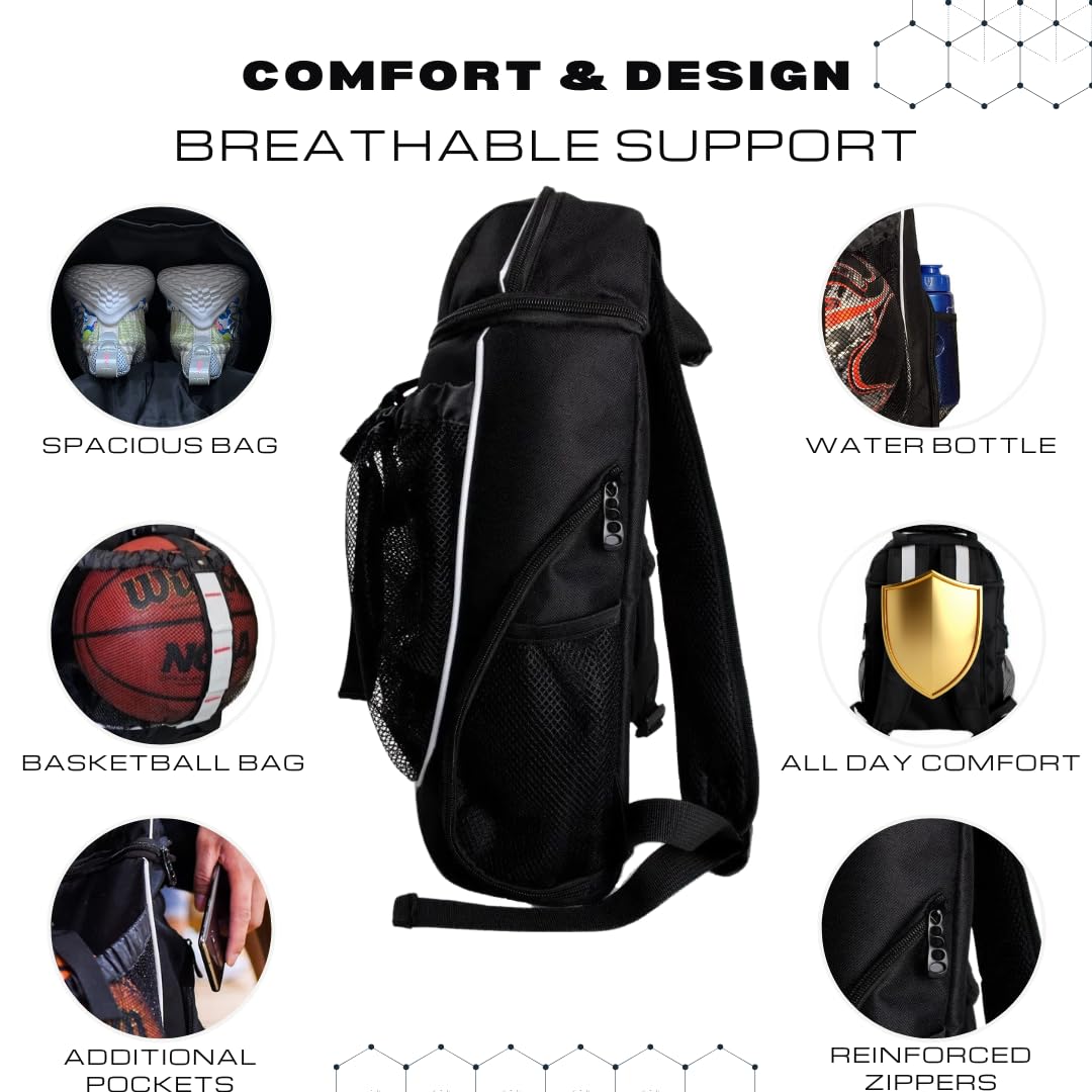 Hard Work Sports padded straps and back panel detail offering comfort and airflow