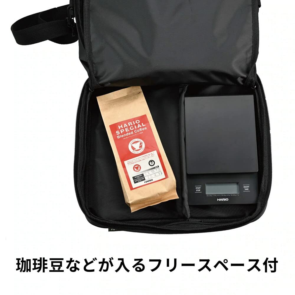 HARIO collapsed flat to save space in luggage or backpack