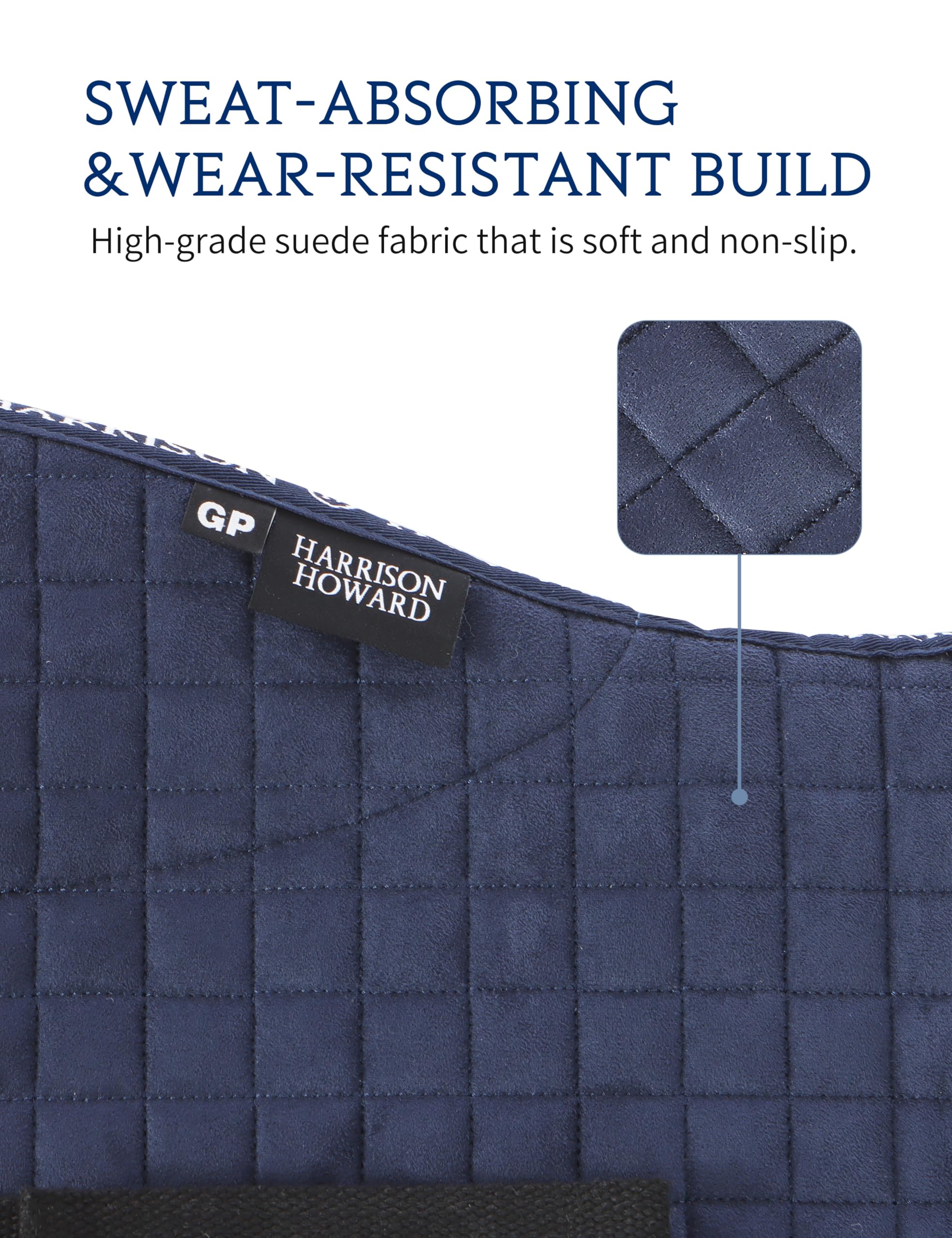 Harrison Howard suede close-up showing durable texture and wear resistance