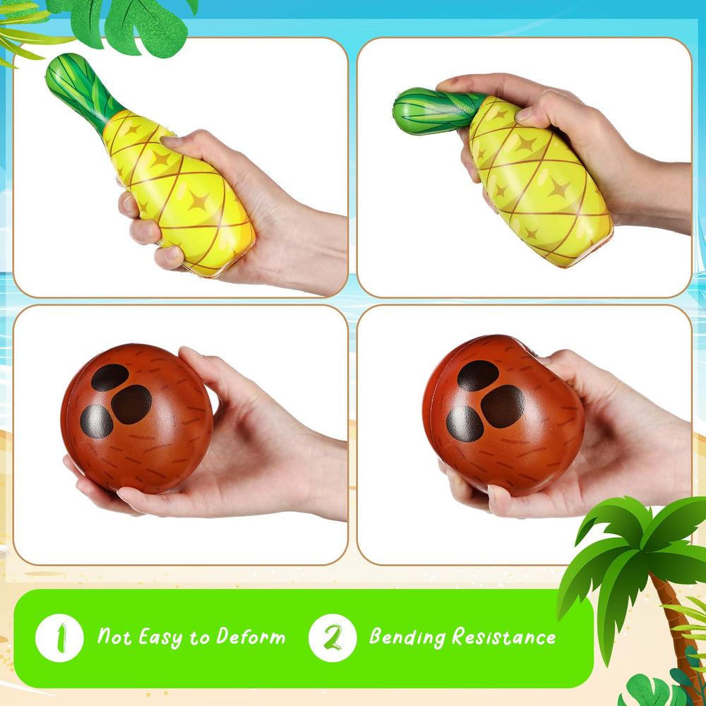 Harrycle coconut balls beside a ruler to show 3-inch diameter for easy gripping and safe throws