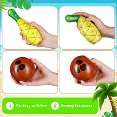 Harrycle coconut balls beside a ruler to show 3-inch diameter for easy gripping and safe throws