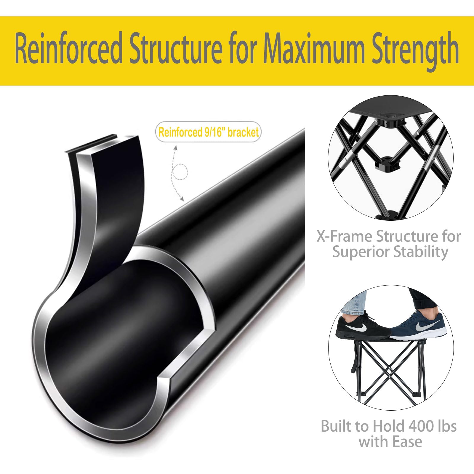 HASIKA used as a footrest by lake providing relaxed outdoor comfort