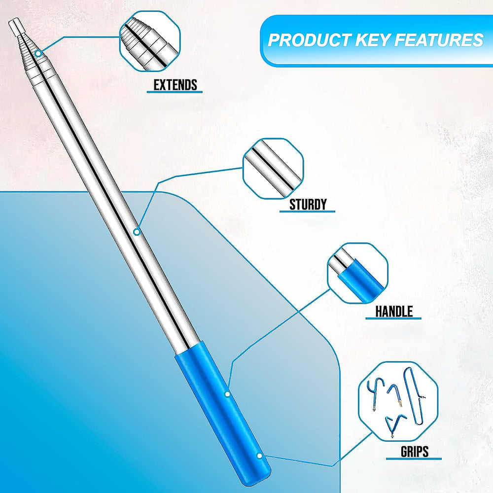 HAVENYX four interchangeable hooks close-up showing protective rubber tips