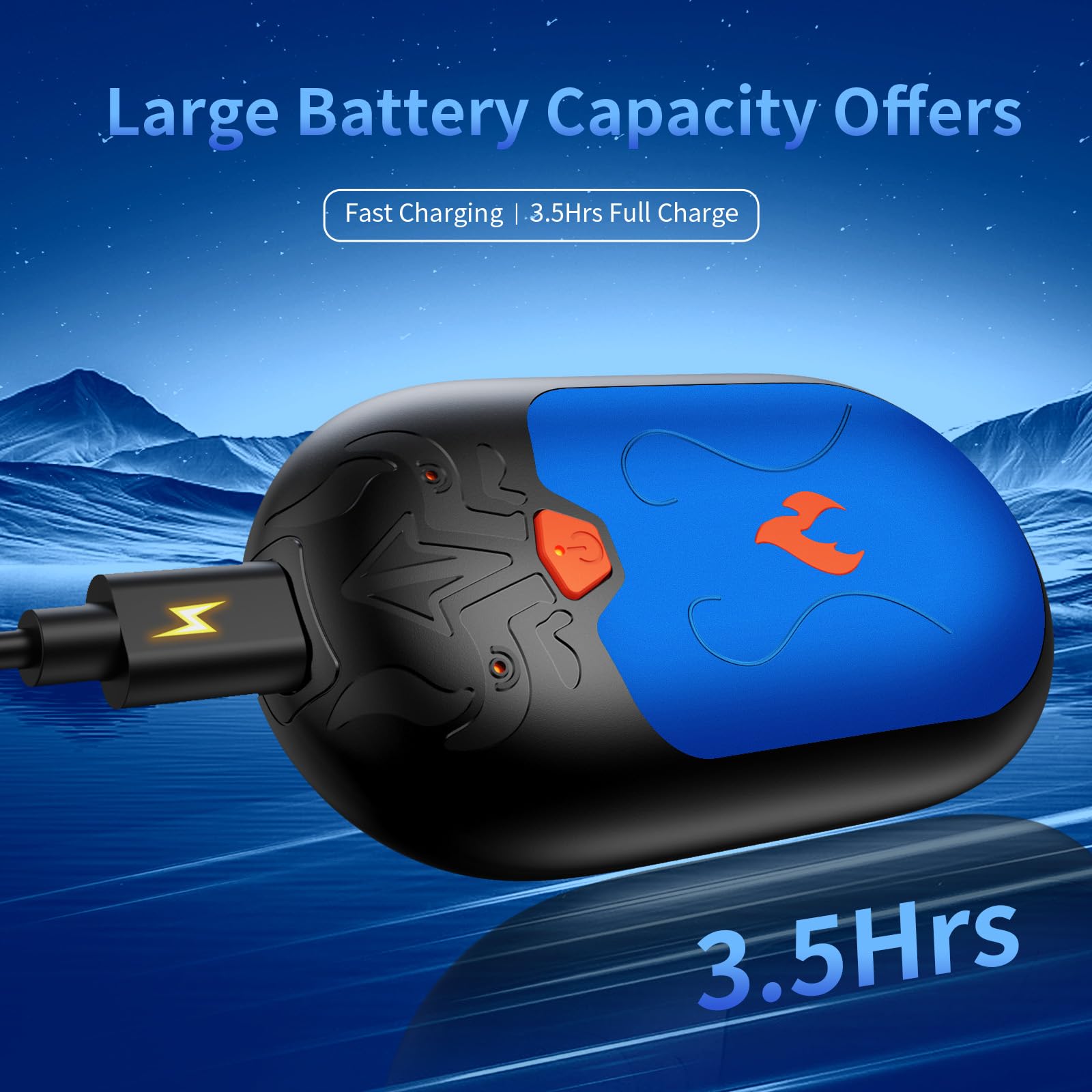 HAWANA separate units held in each hand showing dual-warmth convenience