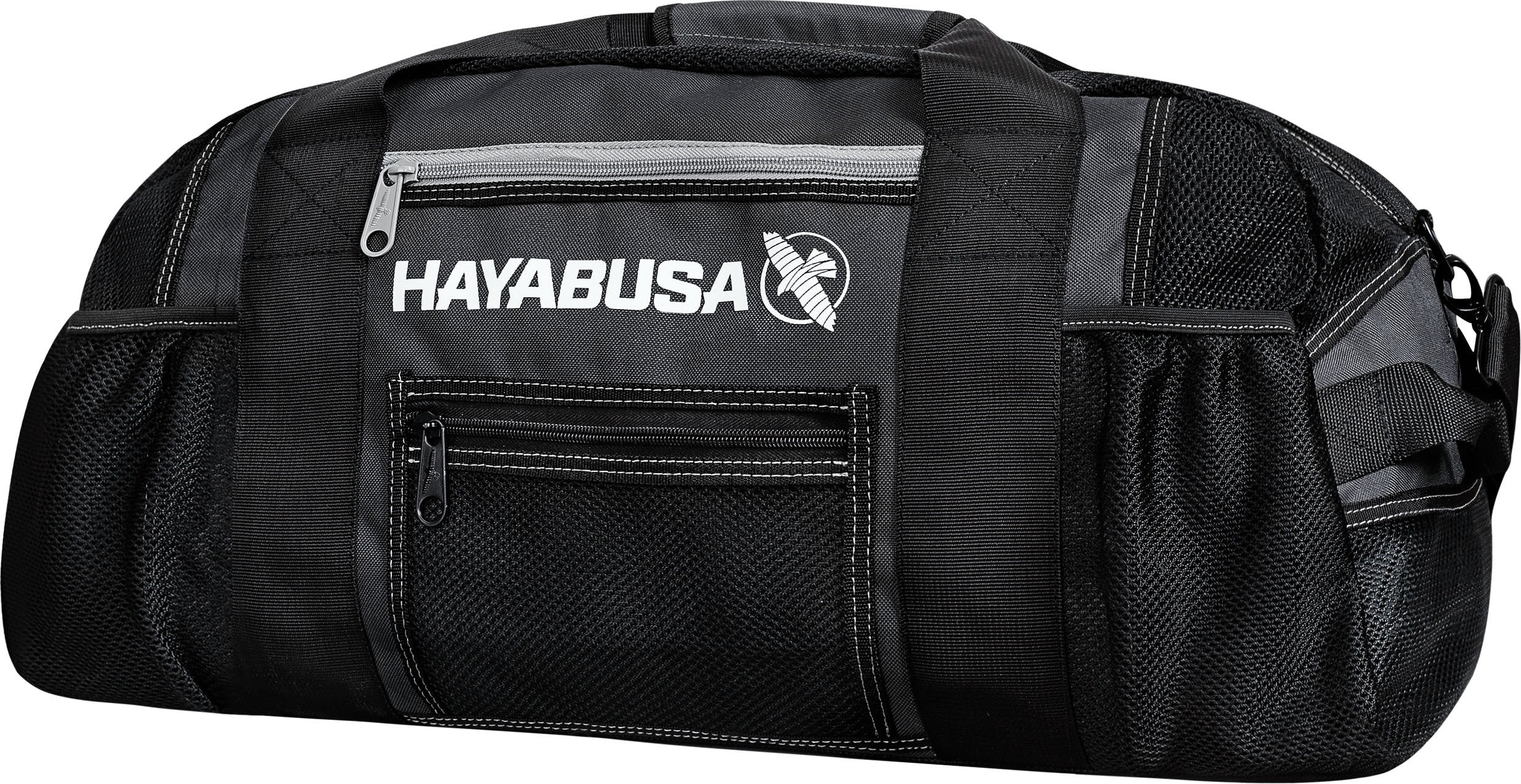 Hayabusa Ryoko front view showing black grey duffel and easy access