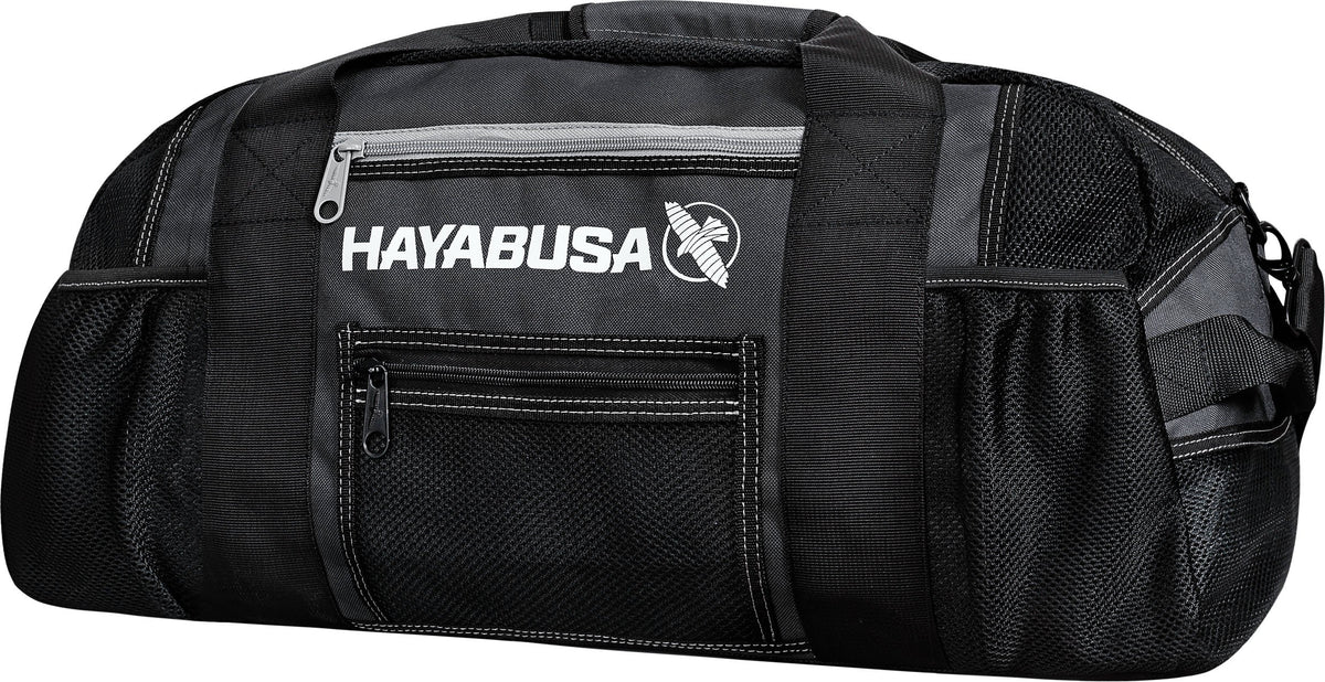 Hayabusa Ryoko front view showing black grey duffel and easy access