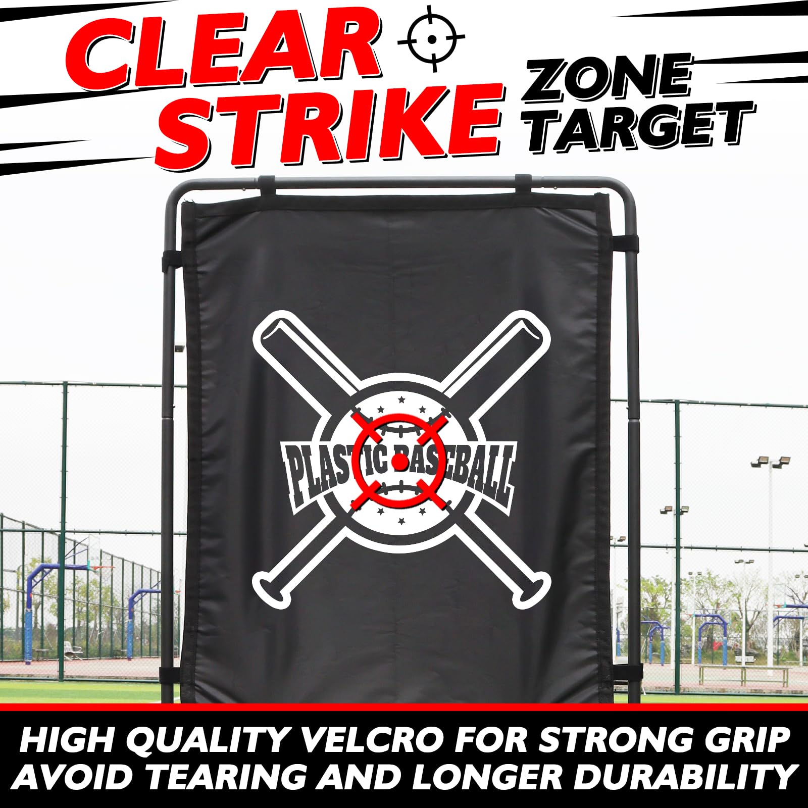 Hazacl target cloth with clear aim marking for accurate feedback