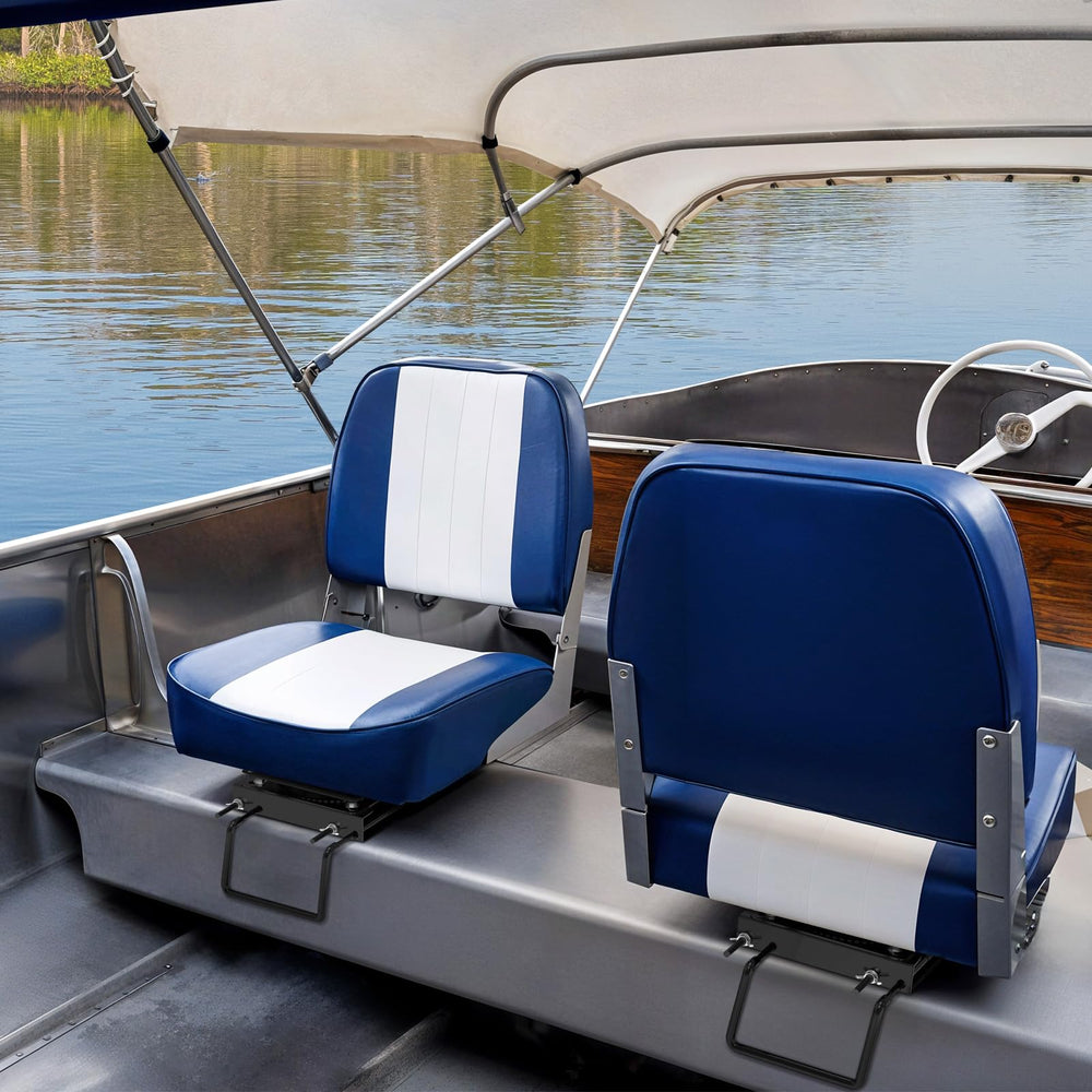 Hazztoll mounted on boat with angler using seat showing comfort and movement benefit