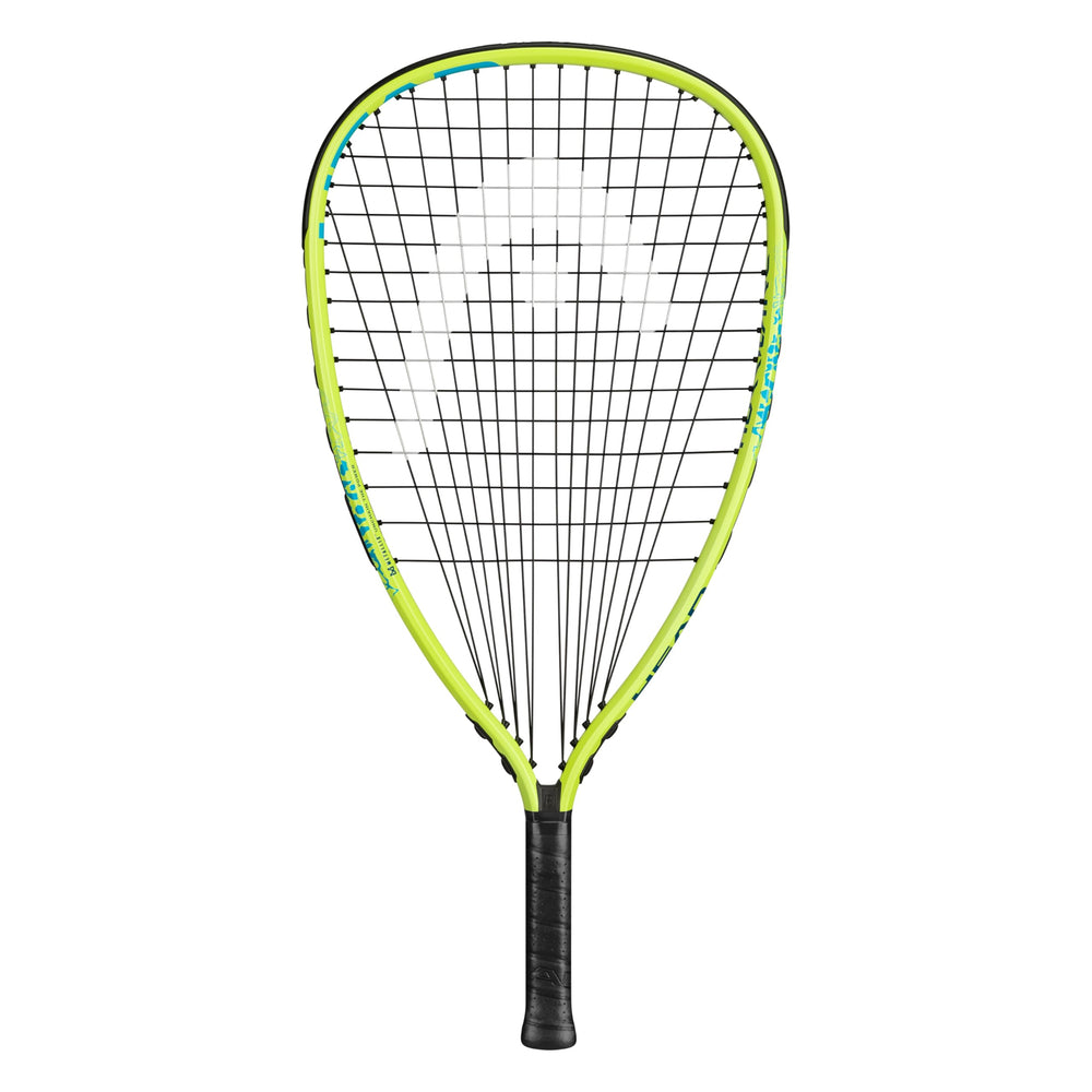 HEAD MX Hurricane close-up of 16/16 string pattern and oversized sweet spot for consistency