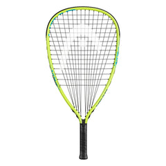 HEAD MX Hurricane close-up of 16/16 string pattern and oversized sweet spot for consistency