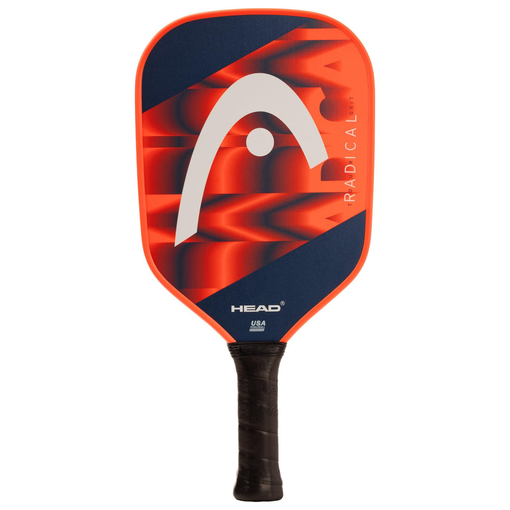 HEAD Radical Tour Grit front view showing red face and logo, clear power focus