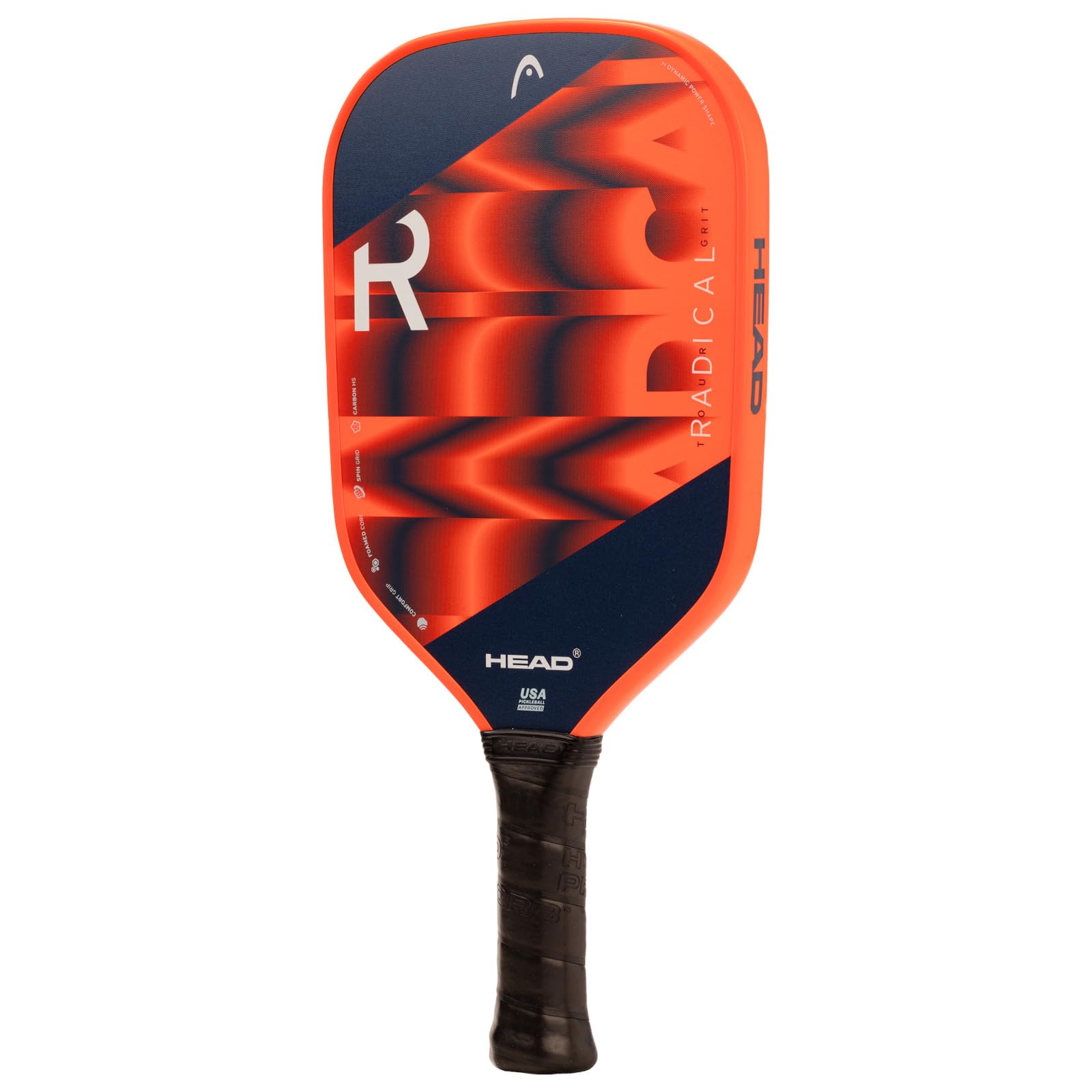 HEAD Radical Tour Grit in-play shot demonstrating control and aggressive drive