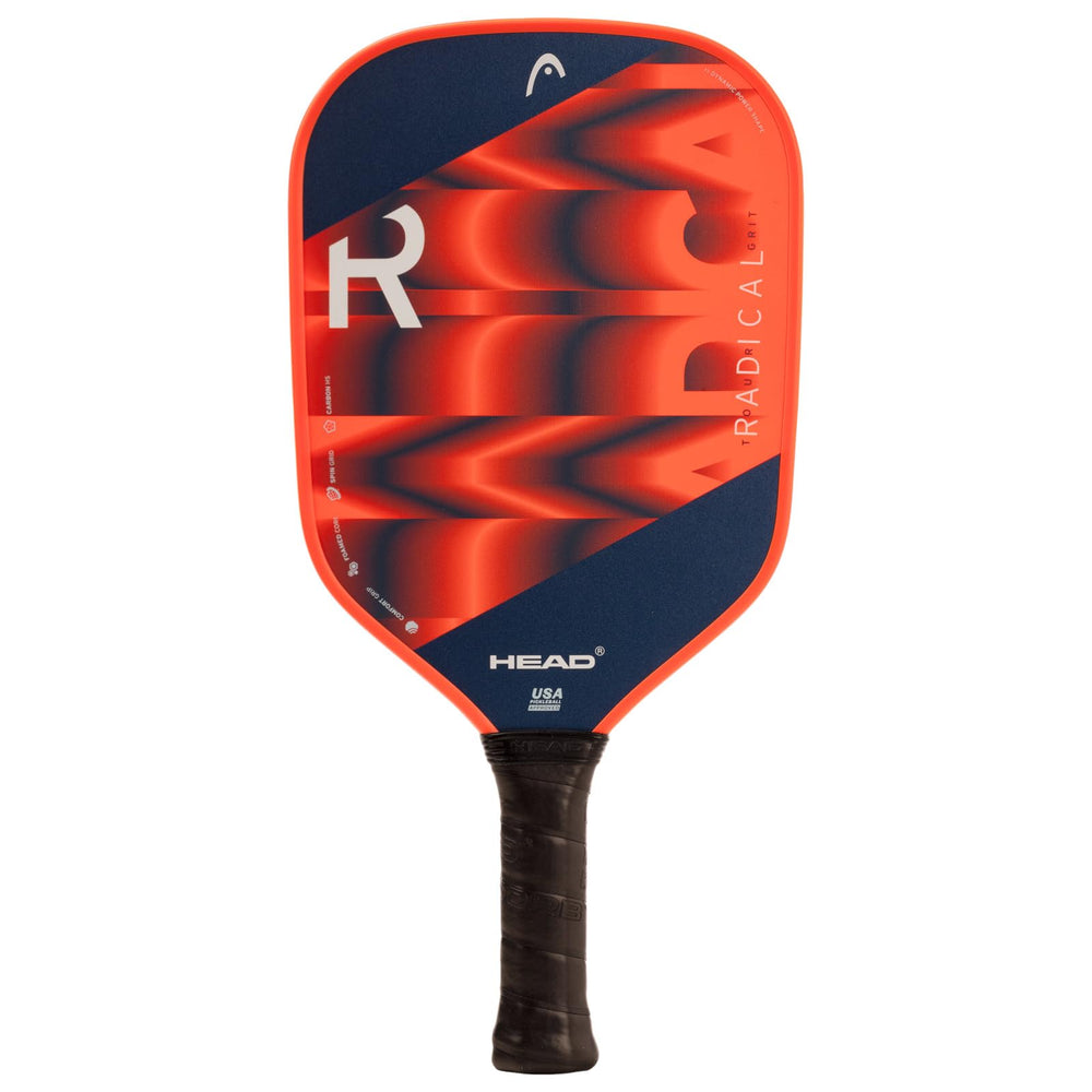 HEAD Radical Tour Grit SpinGrid surface macro showing texture for increased spin