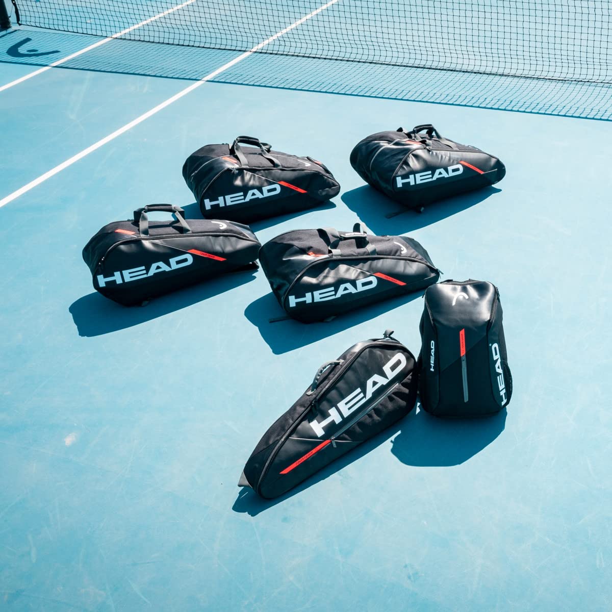 HEAD Tour Team bag interior and pocket detail displaying mesh pocket and organized storage benefit