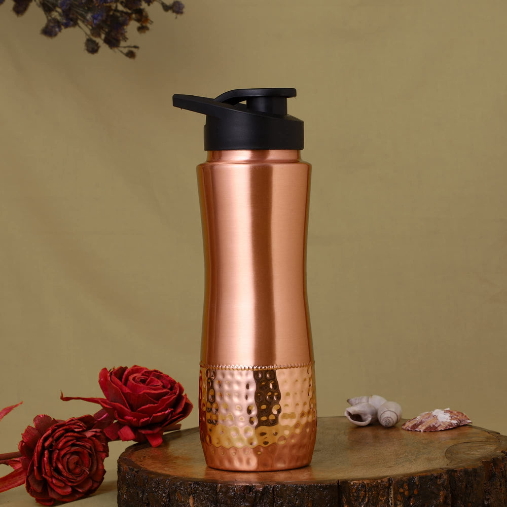 HealthGoodsIn copper surface texture and polish highlighting durable, elegant look