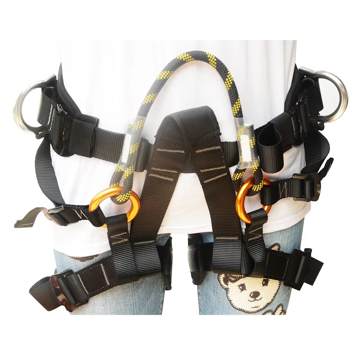 HeeJo gear loops and buckles visible for tool access and quick adjustment