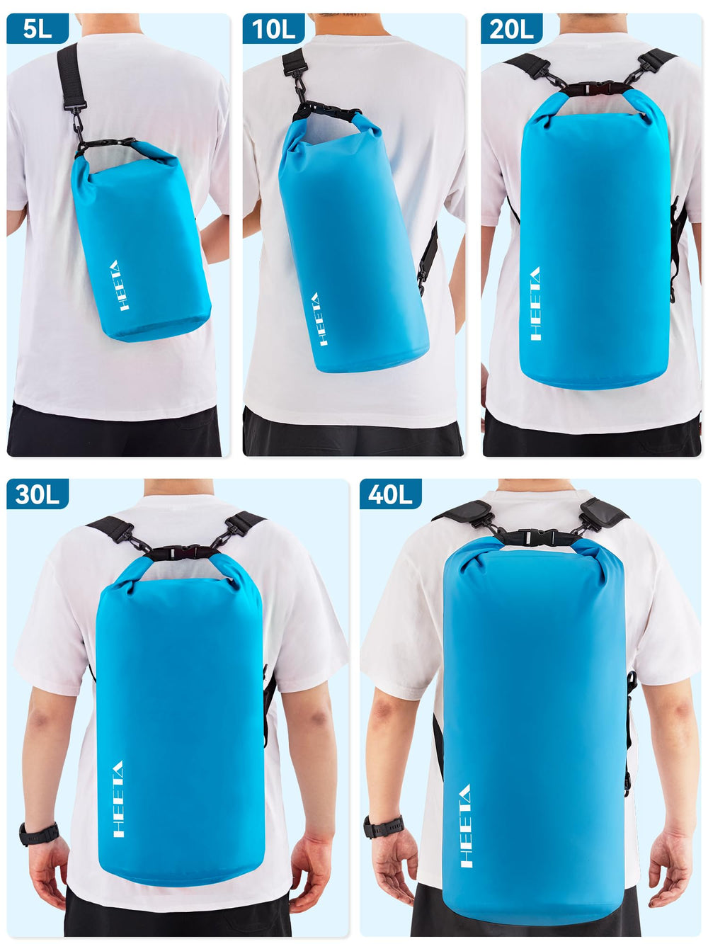 HEETA folded compact storage for space-saving travel convenience
