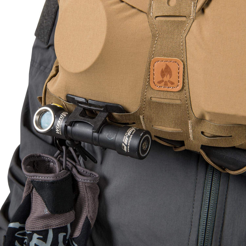 Helikon-Tex front VersaStretch pocket holding phone and gloves for secure carry