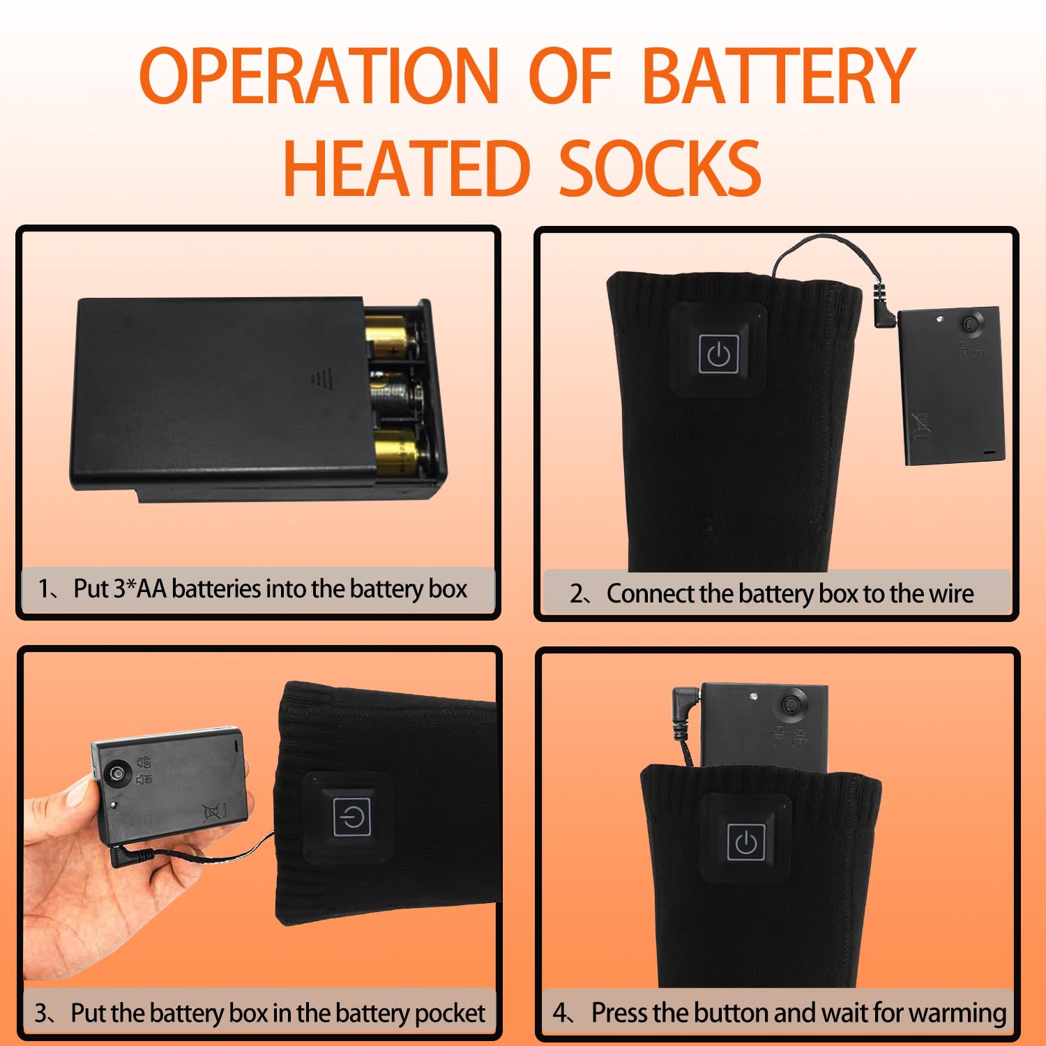 Hettluo socks worn while hiking providing reliable outdoor warmth