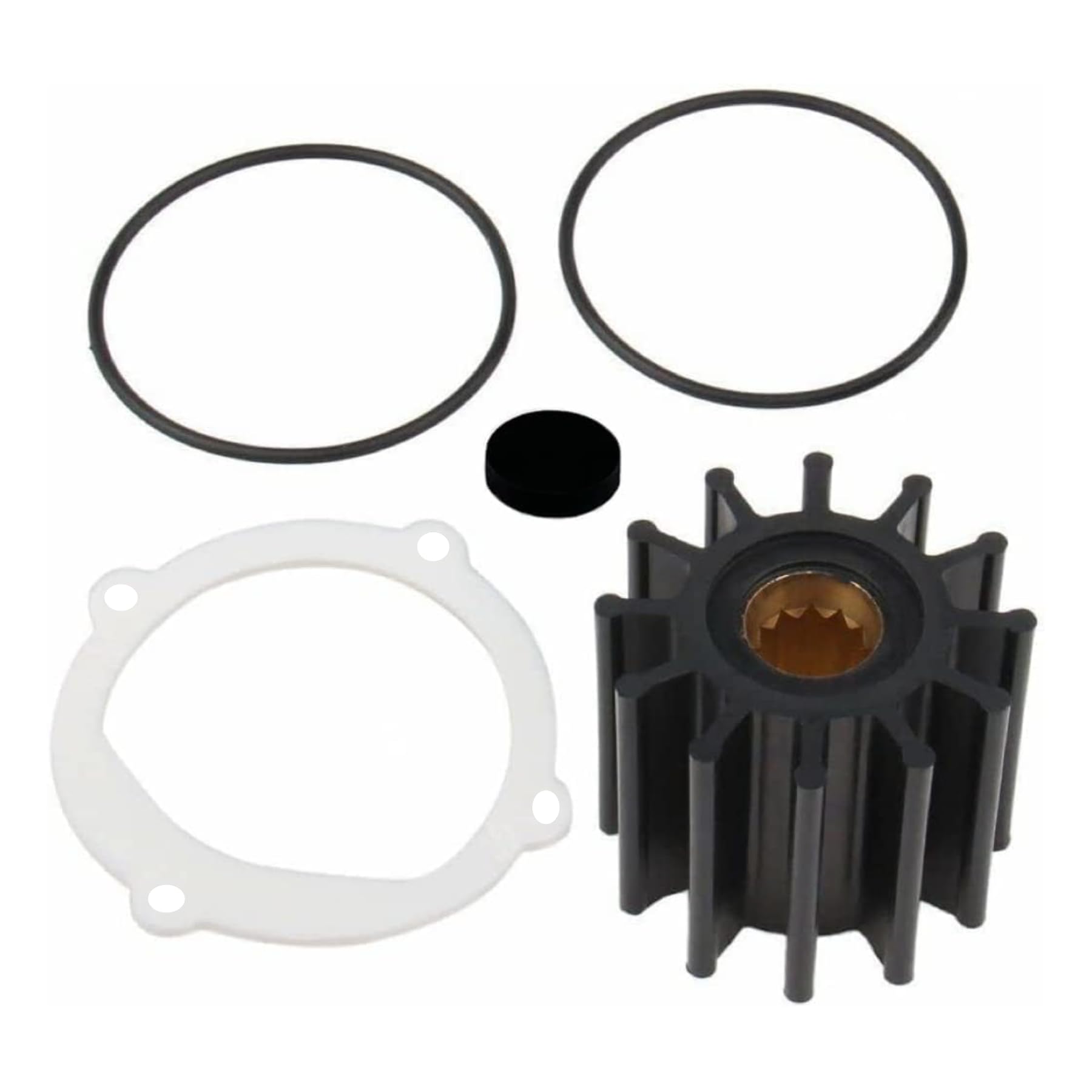 Heurofosh impeller kit front packaging showing compatibility and included parts benefits
