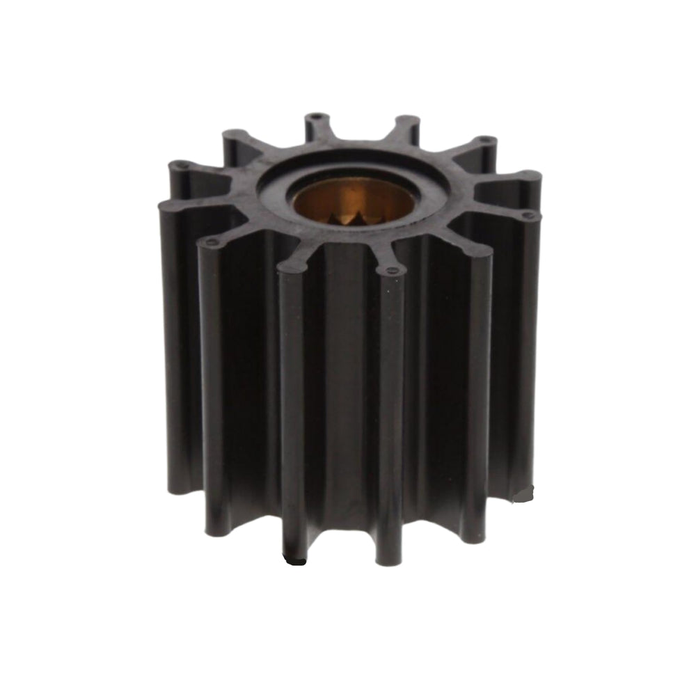Heurofosh close-up of neoprene blades and brass hub highlighting durable construction