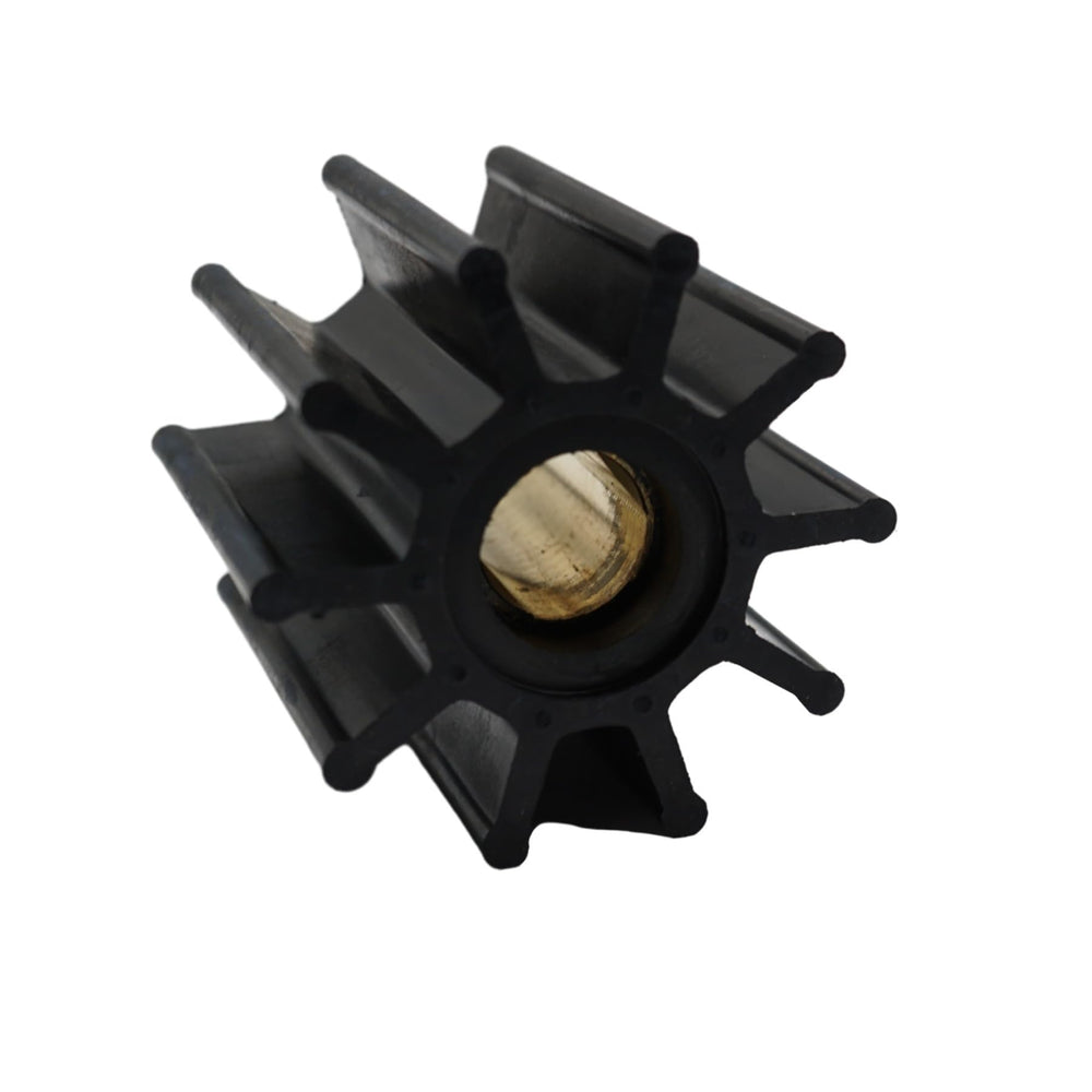 Heurofosh impeller side profile illustrating vane geometry for improved flow
