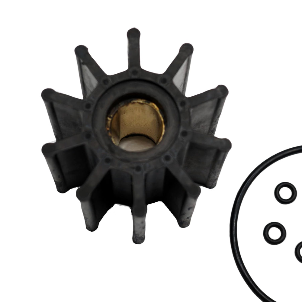Heurofosh impeller installed in pump demo showing straightforward replacement benefit